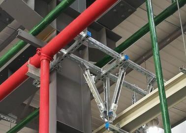 胶州该抗震支架的整体式支吊架结构协调性好